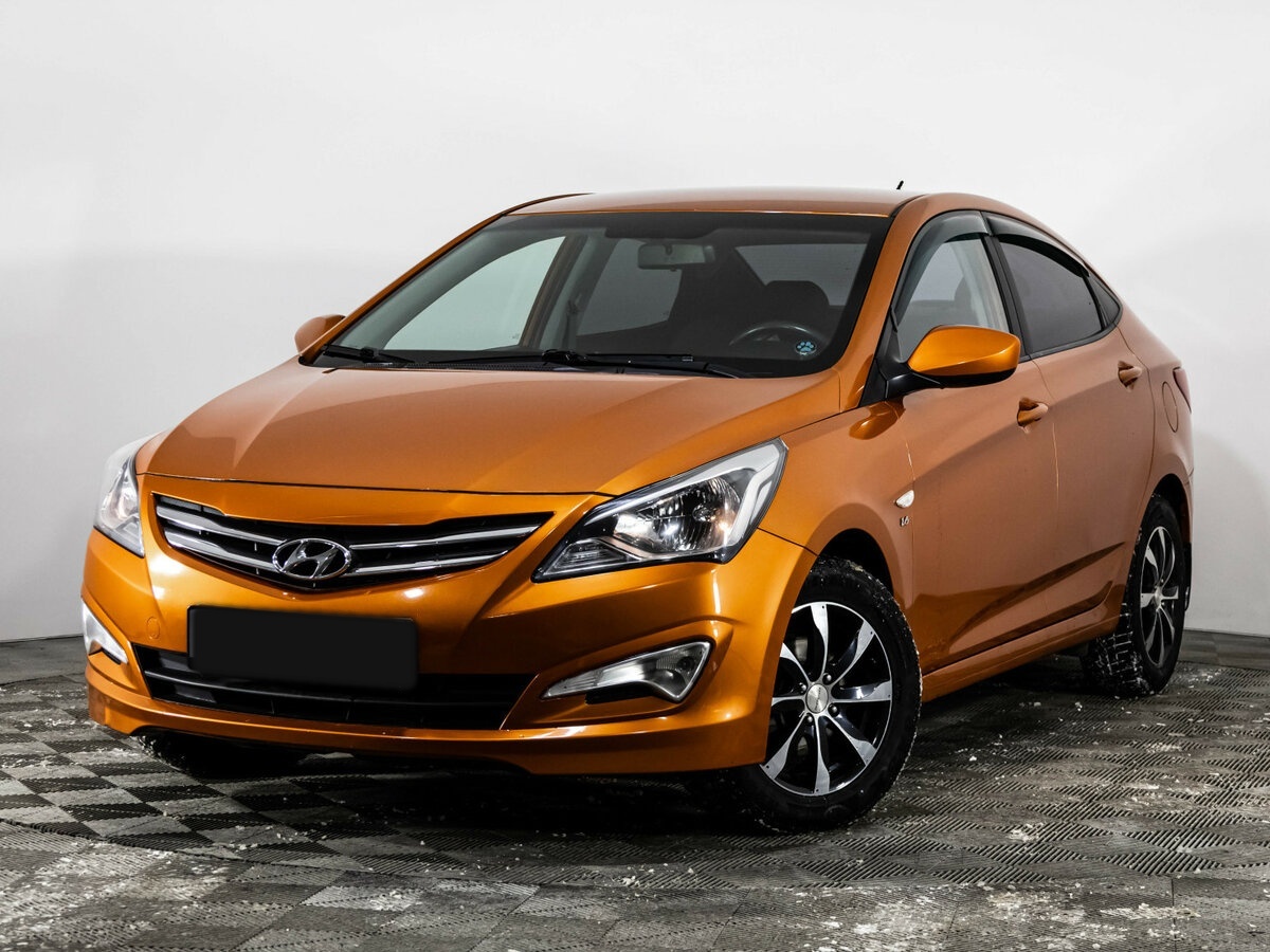 Hyundai Solaris 2014 года с пробегом. Посмотреть фото