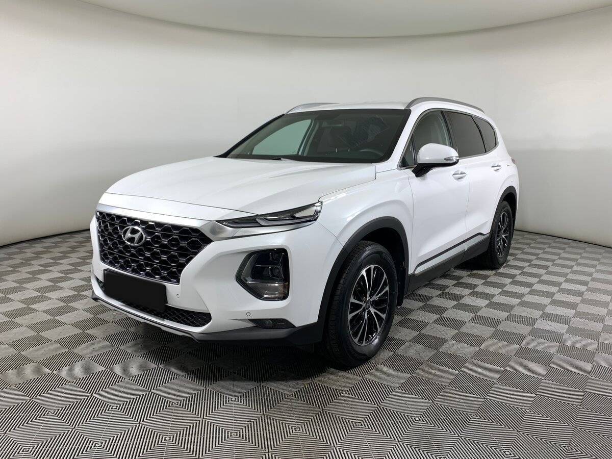 Hyundai Santa Fe 2019 года с пробегом. Посмотреть фото